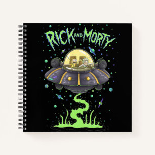 RICK AND MORTY™   Illustrated Space Flight Graph Notebook