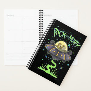 RICK AND MORTY™ Illustrated Space Flight Graph Planner