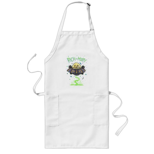 RICK AND MORTY™ | Illustrated Space Flight Graphic Long Apron (Front)