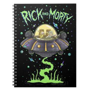 RICK AND MORTY™   Illustrated Space Flight Graphic Notebook
