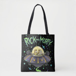 RICK AND MORTY™   Illustrated Space Flight Graphic Tote Bag
