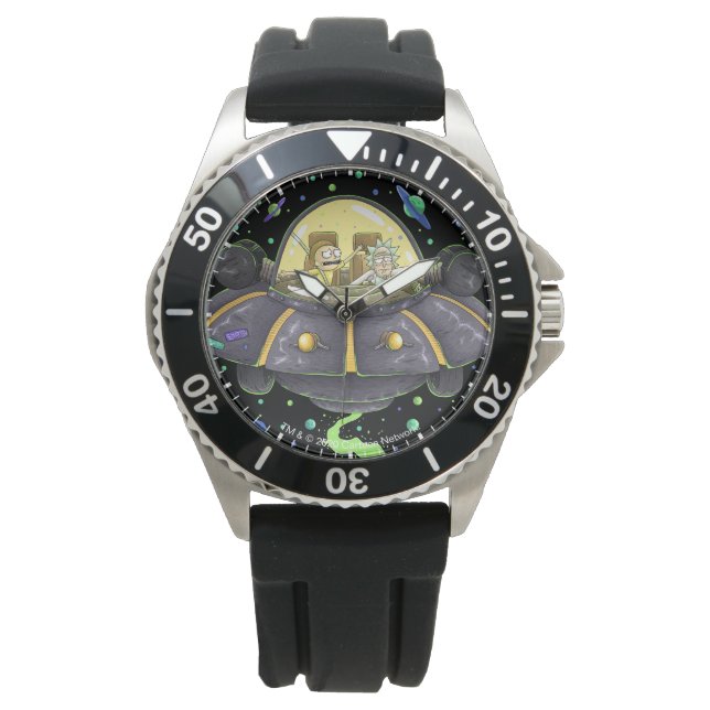 RICK AND MORTY™ | Illustrated Space Flight Graphic Watch (Front)