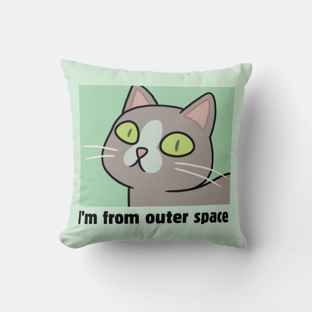 RICK AND MORTY™ | I'm From Outer Space Cushion (Front)