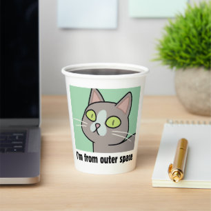 RICK AND MORTY™ I'm From Outer Space Paper Cups