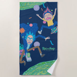 RICK AND MORTY™   Infected Portal Jump Beach Towel