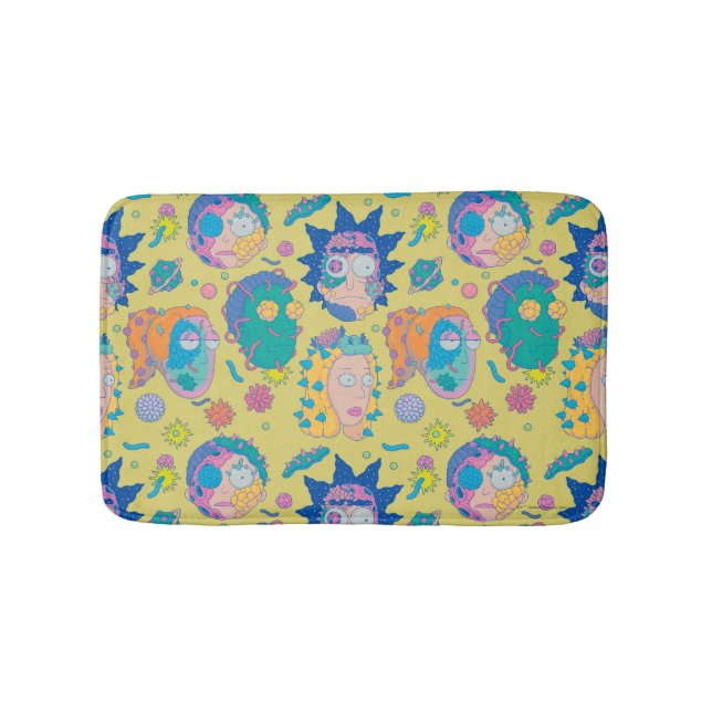 RICK AND MORTY™ | Infected Smith Family Pattern Bath Mat (Front)
