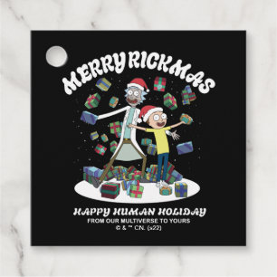 Rick and Morty   Merry Rickmas Presents Favour Tags