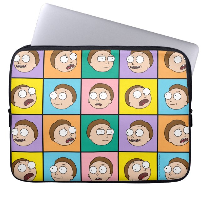 RICK AND MORTY™ | Morty's Moods Laptop Sleeve (Front)