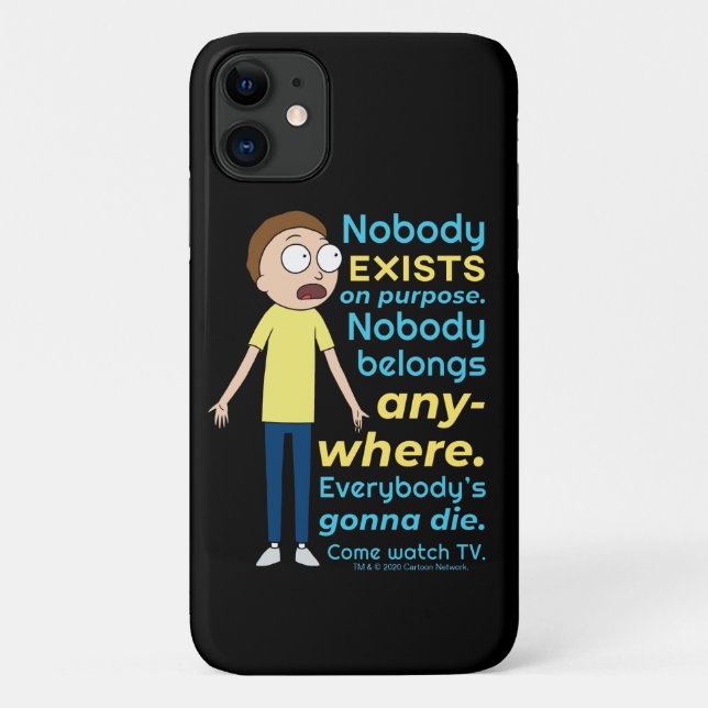 RICK AND MORTY™ | Nobody Exists On Purpose Case-Mate iPhone Case (Back)
