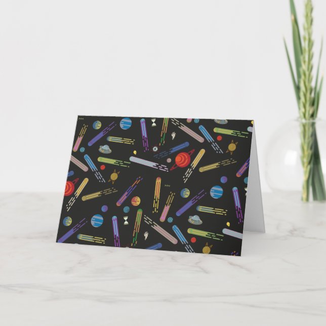 RICK AND MORTY™ | Outer Space Comet Pattern Card (Front)