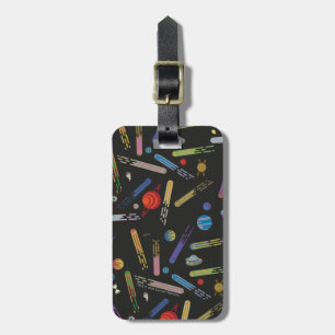 RICK AND MORTY™ Outer Space Comet Pattern Luggage Tag