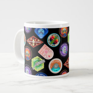 RICK AND MORTY™   Outer Space Patches Pattern Large Coffee Mug