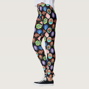 RICK AND MORTY™   Outer Space Patches Pattern Leggings