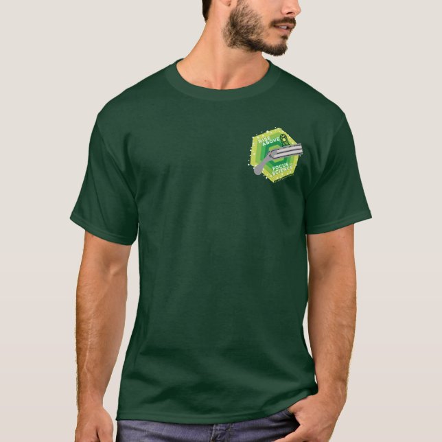 RICK AND MORTY™ | Outer Space Patches Pattern T-Shirt (Front)