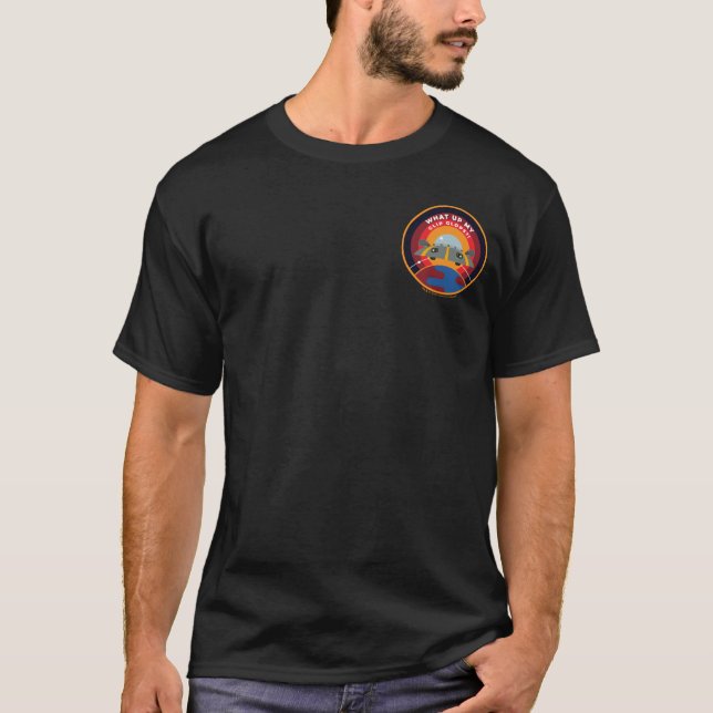 RICK AND MORTY™ | Outer Space Patches Pattern T-Shirt (Front)