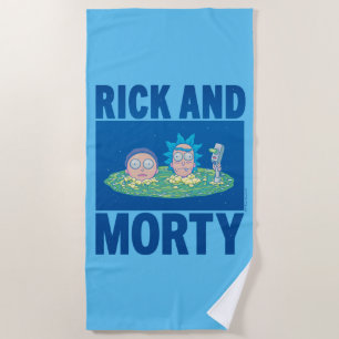 RICK AND MORTY™   Peeking Through Portal Beach Towel