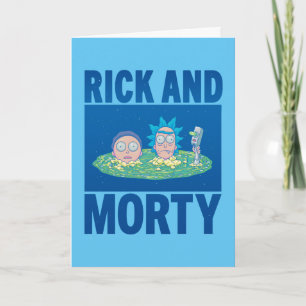 RICK AND MORTY™   Peeking Through Portal Card