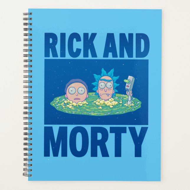 RICK AND MORTY™ | Peeking Through Portal Planner (Front)