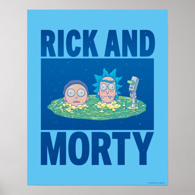 RICK AND MORTY™ | Peeking Through Portal Poster (Front)