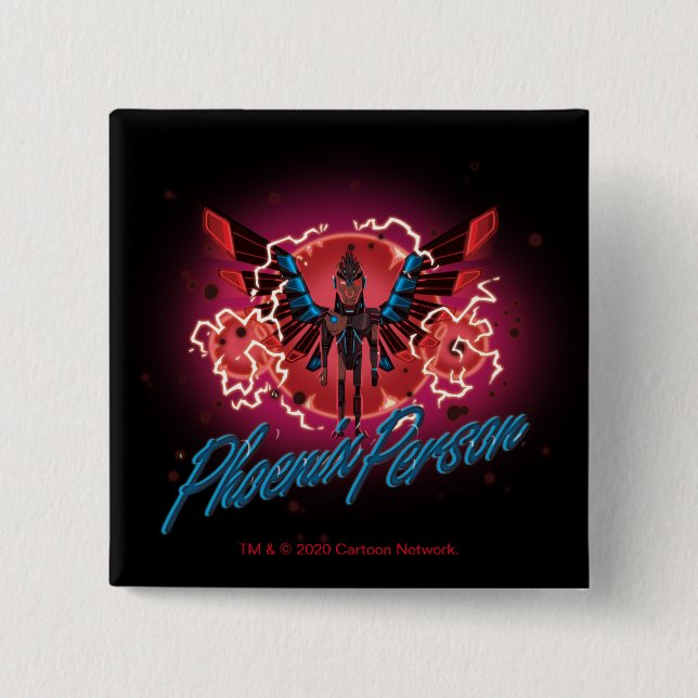 RICK AND MORTY™ | Phoenix Person 15 Cm Square Badge (Front)