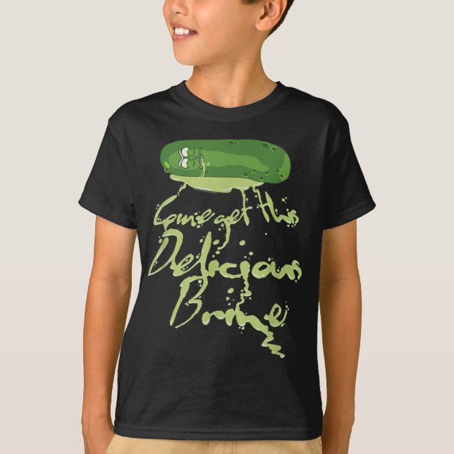 Rick and Morty Pickle Rick Brine T-Shirt (Front)