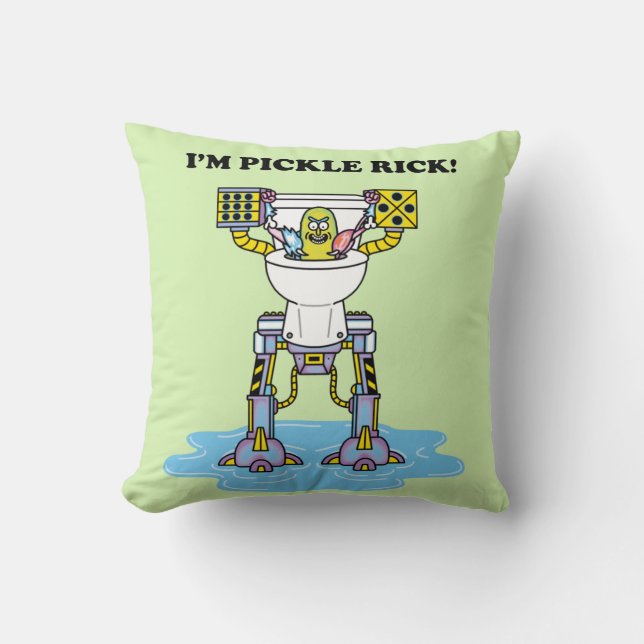 RICK AND MORTY™ | Pickle Rick Toilet Mech Cushion (Front)