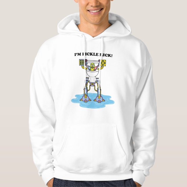 RICK AND MORTY™ | Pickle Rick Toilet Mech Hoodie (Front)