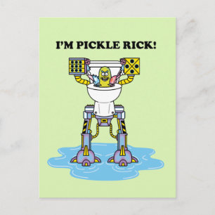 RICK AND MORTY™   Pickle Rick Toilet Mech Invitation Postcard