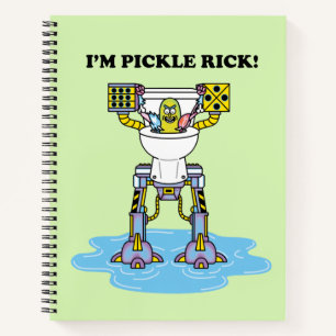 RICK AND MORTY™   Pickle Rick Toilet Mech Notebook