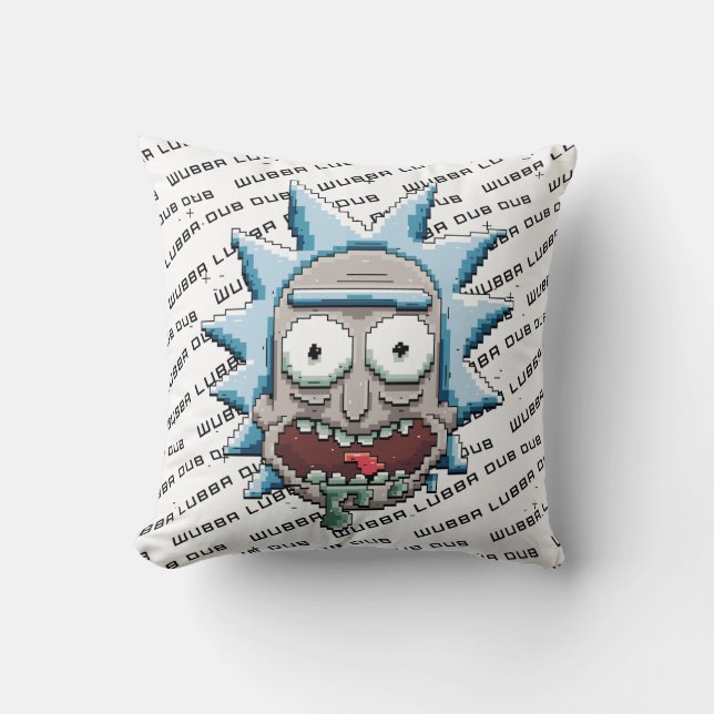 RICK AND MORTY™ | Pixelverse Rick Drooling Head Cushion (Front)