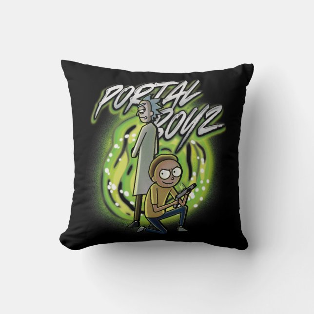 Rick and Morty - Portal Boyz Cushion (Front)