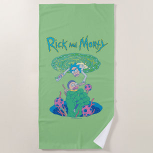 RICK AND MORTY™   Portal Rescue Beach Towel