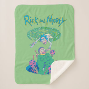RICK AND MORTY™   Portal Rescue Sherpa Blanket