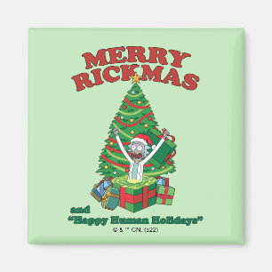 Rick and Morty Portal Rick Merry Rickmas Magnet