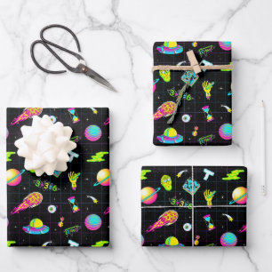 RICK AND MORTY™   Psychedelic Season 3 Pattern Wrapping Paper Sheet