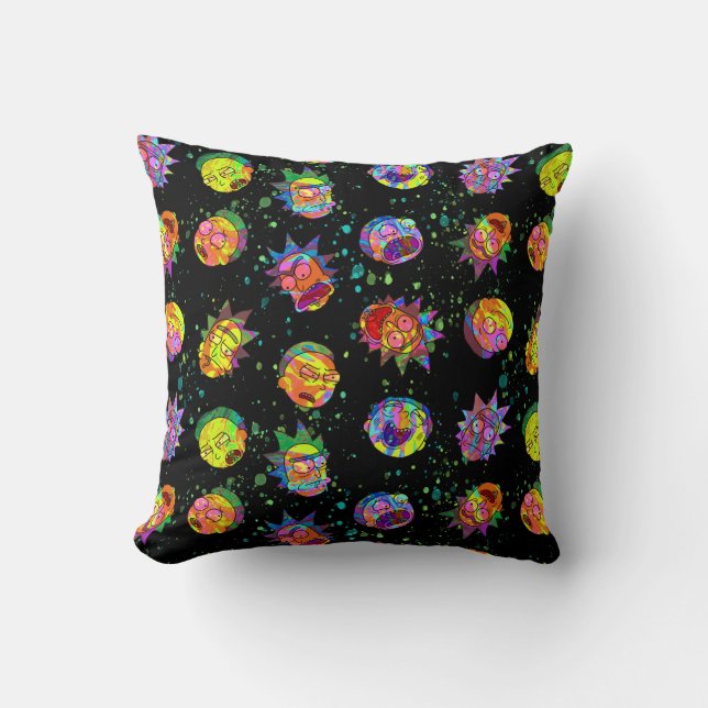 RICK AND MORTY™ | Psychedelic Swirl Pattern Cushion (Front)