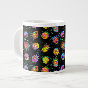RICK AND MORTY™   Psychedelic Swirl Pattern Large Coffee Mug