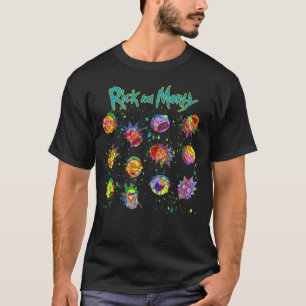 RICK AND MORTY™ Psychedelic Swirl Pattern T-Shirt