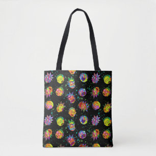 RICK AND MORTY™   Psychedelic Swirl Pattern Tote Bag