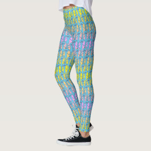 RICK AND MORTY™   Rainbow Mr. Meeseeks Pattern Leggings