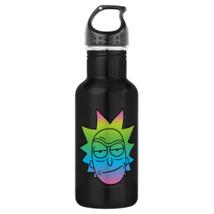 RICK AND MORTY™   Rainbow Rick Head pattern 532 Ml Water Bottle