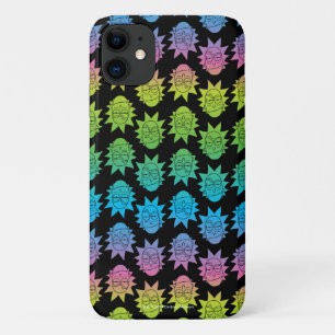 RICK AND MORTY™   Rainbow Rick Head pattern iPhone 11 Case