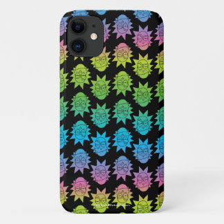 RICK AND MORTY™ | Rainbow Rick Head pattern iPhone 11 Case