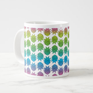 RICK AND MORTY™ | Rainbow Rick Head pattern Large Coffee Mug
