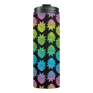 RICK AND MORTY™ | Rainbow Rick Head pattern Thermal Tumbler