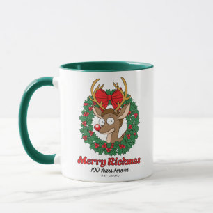 Rick and Morty   Reindeer Morty Merry Rickmas Mug