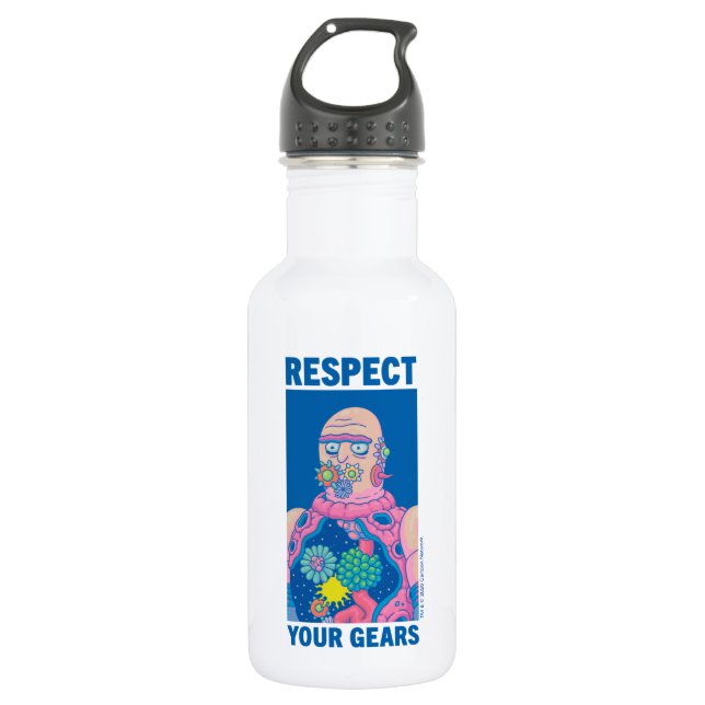 RICK AND MORTY™ | Respect Your Gears 532 Ml Water Bottle (Front)