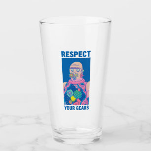 RICK AND MORTY™ Respect Your Gears Glass