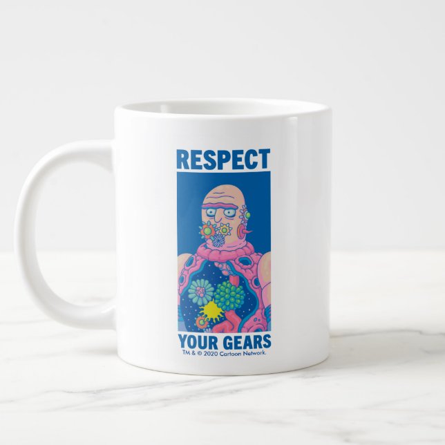 RICK AND MORTY™ | Respect Your Gears Large Coffee Mug (Left)