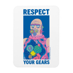 RICK AND MORTY™   Respect Your Gears Magnet